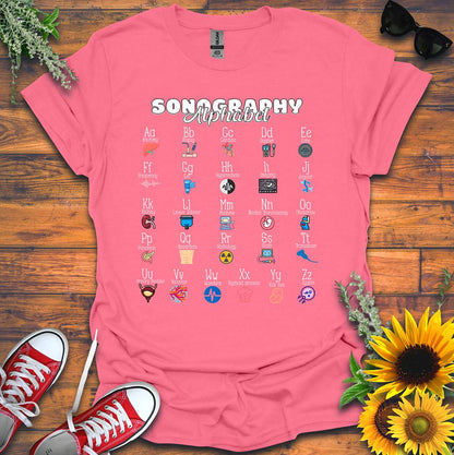 "Sonography Alphabet" T-Shirt