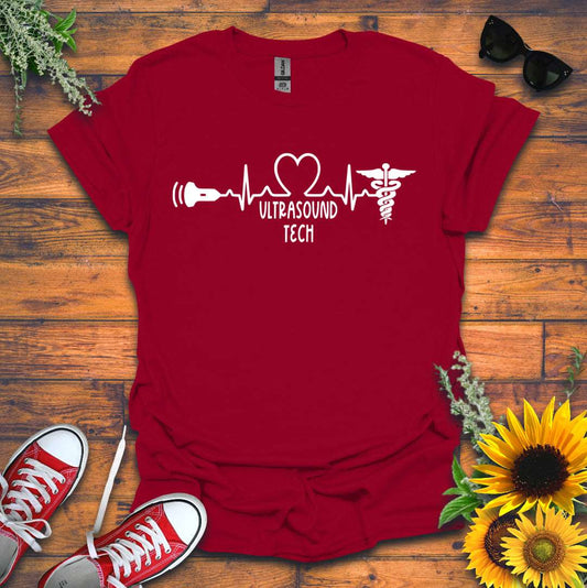 "Ultrasound Heart Beat" T-Shirt