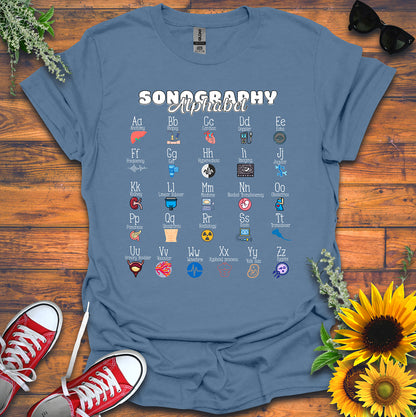 "Sonography Alphabet" T-Shirt