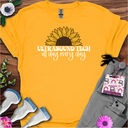 "Sunflower Ultrasound Tech" T-shirt