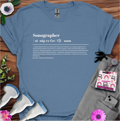 "Sonographer Definition" T-Shirt
