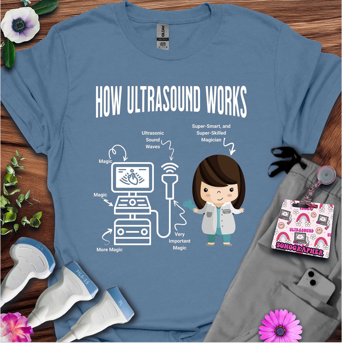 "How Ultrasound Works" T-Shirt