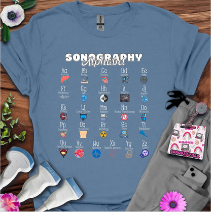 "Sonography Alphabet" T-Shirt