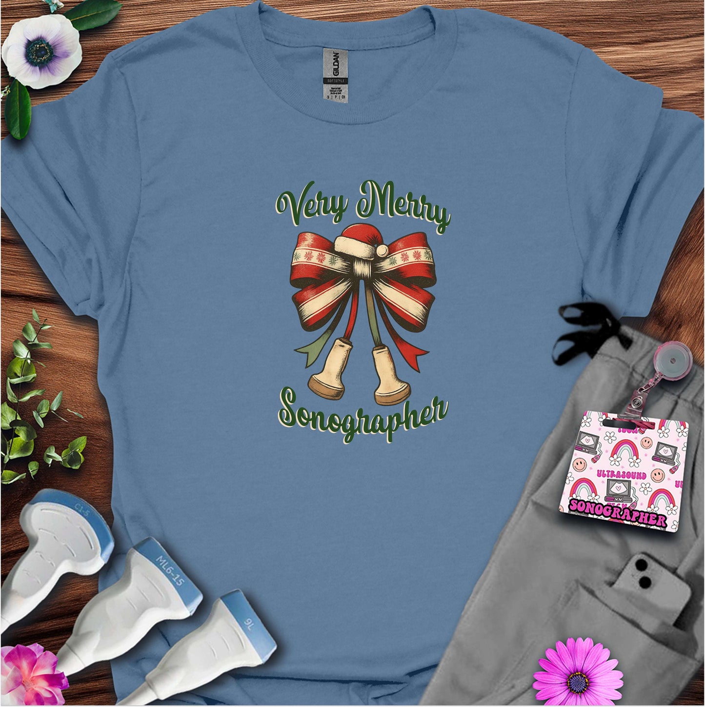 "Very Merry Sonographer" T-shirt
