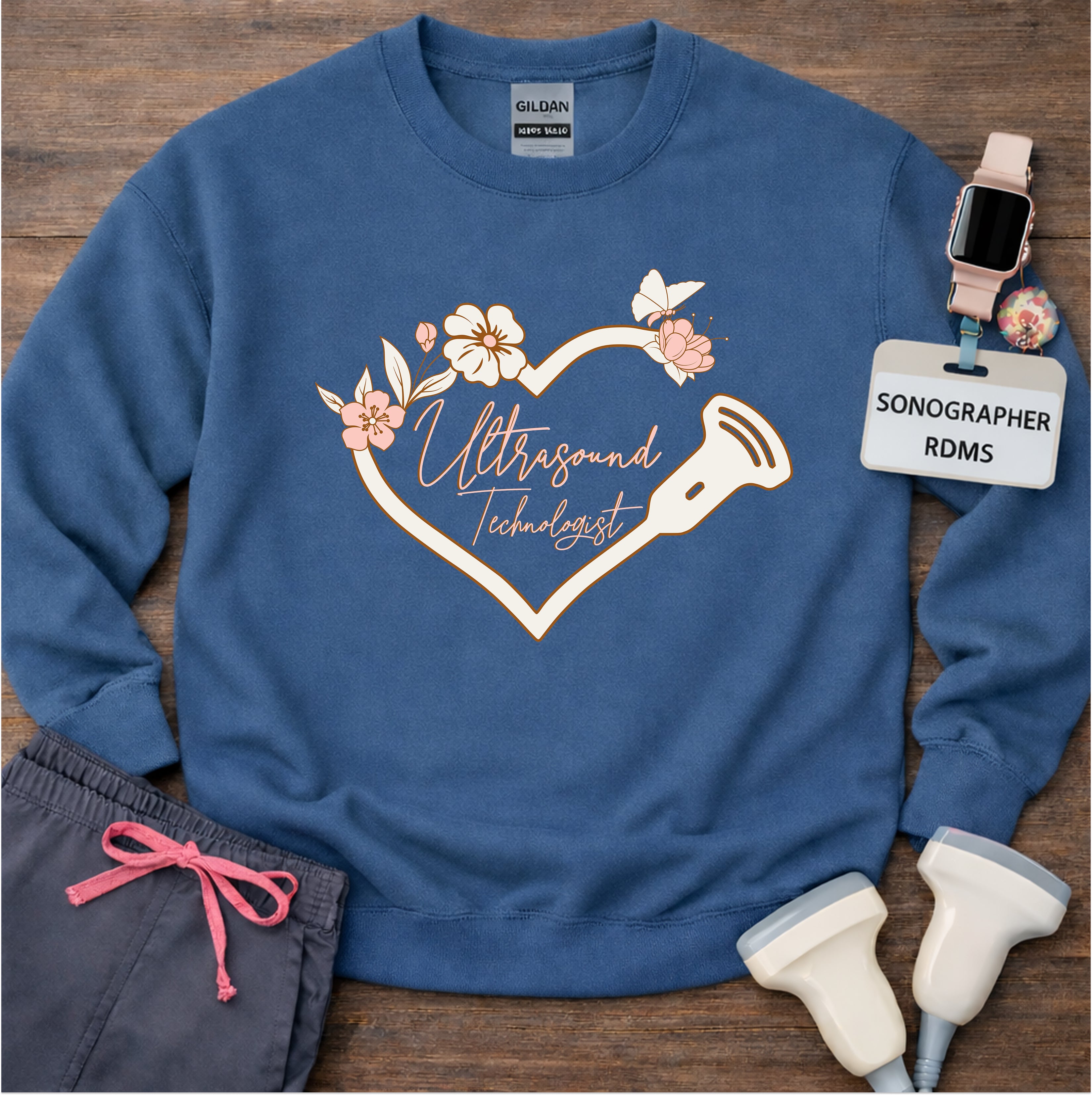 "Butterfly Ultrasound Technologist" Sweatshirt
