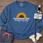 "Ultrasound Tech Sunflower" 🌻 Sweatshirt