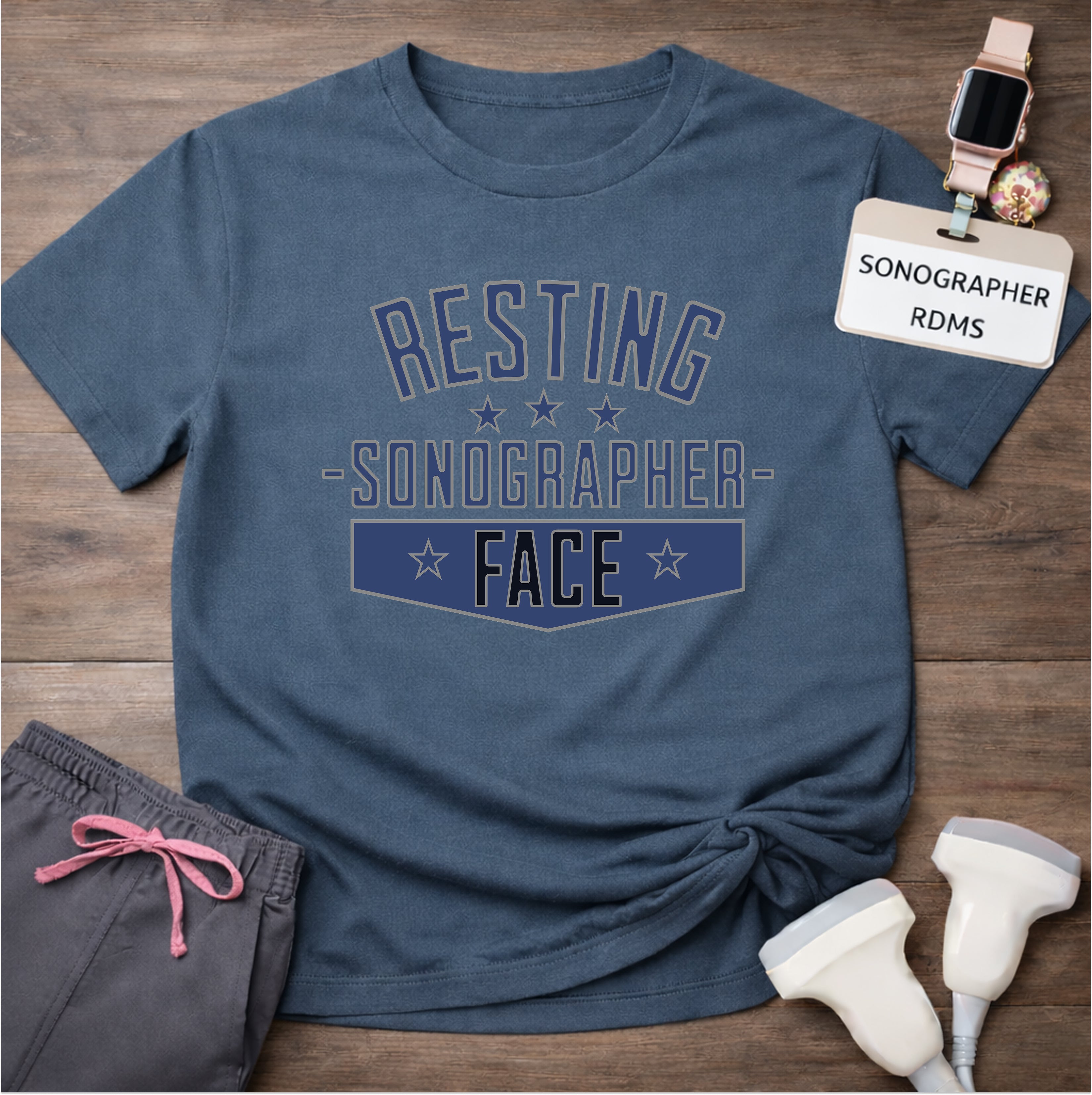 "Resting Sonographer Face" T-Shirt