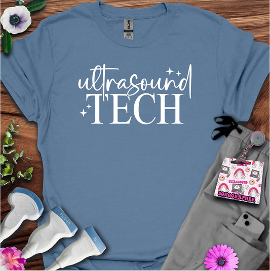 "Ultrasound Tech Sparkle" T-shirt