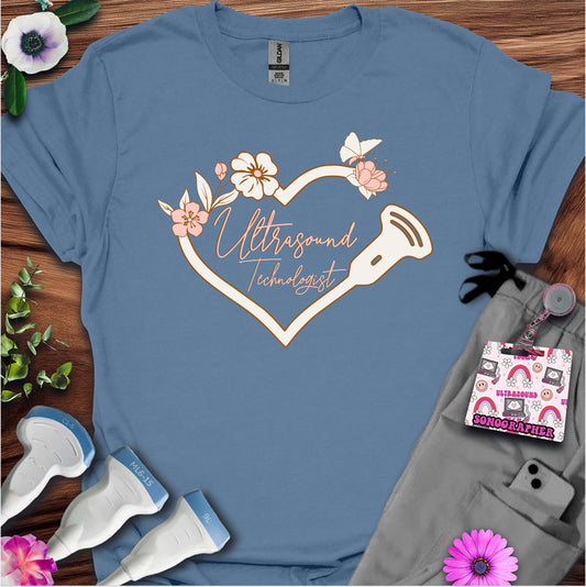 "Butterfly Ultrasound Tech" T-shirt