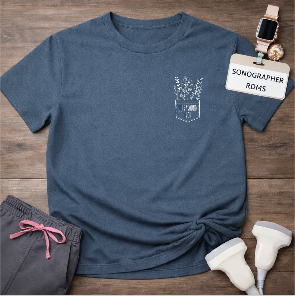 "Ultrasound Tech Pocket" T-Shirt