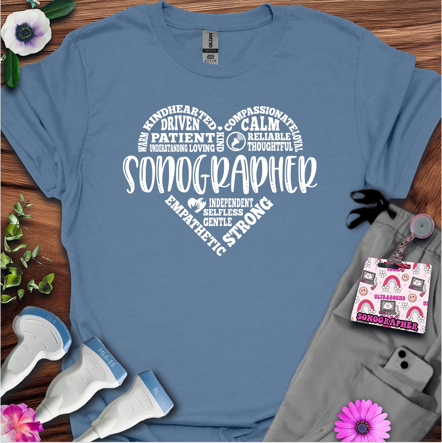 "Sonographer's Heart" T-shirt