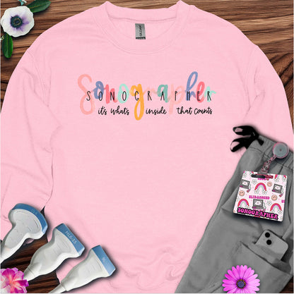 "It's what's Inside That Counts" Sweatshirt