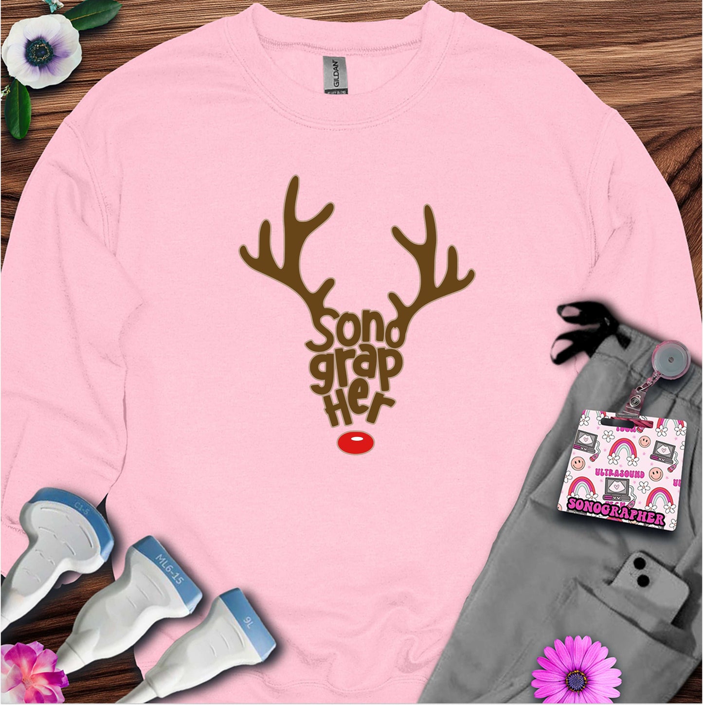 "Reindeer Sonographer" Sweatshirt