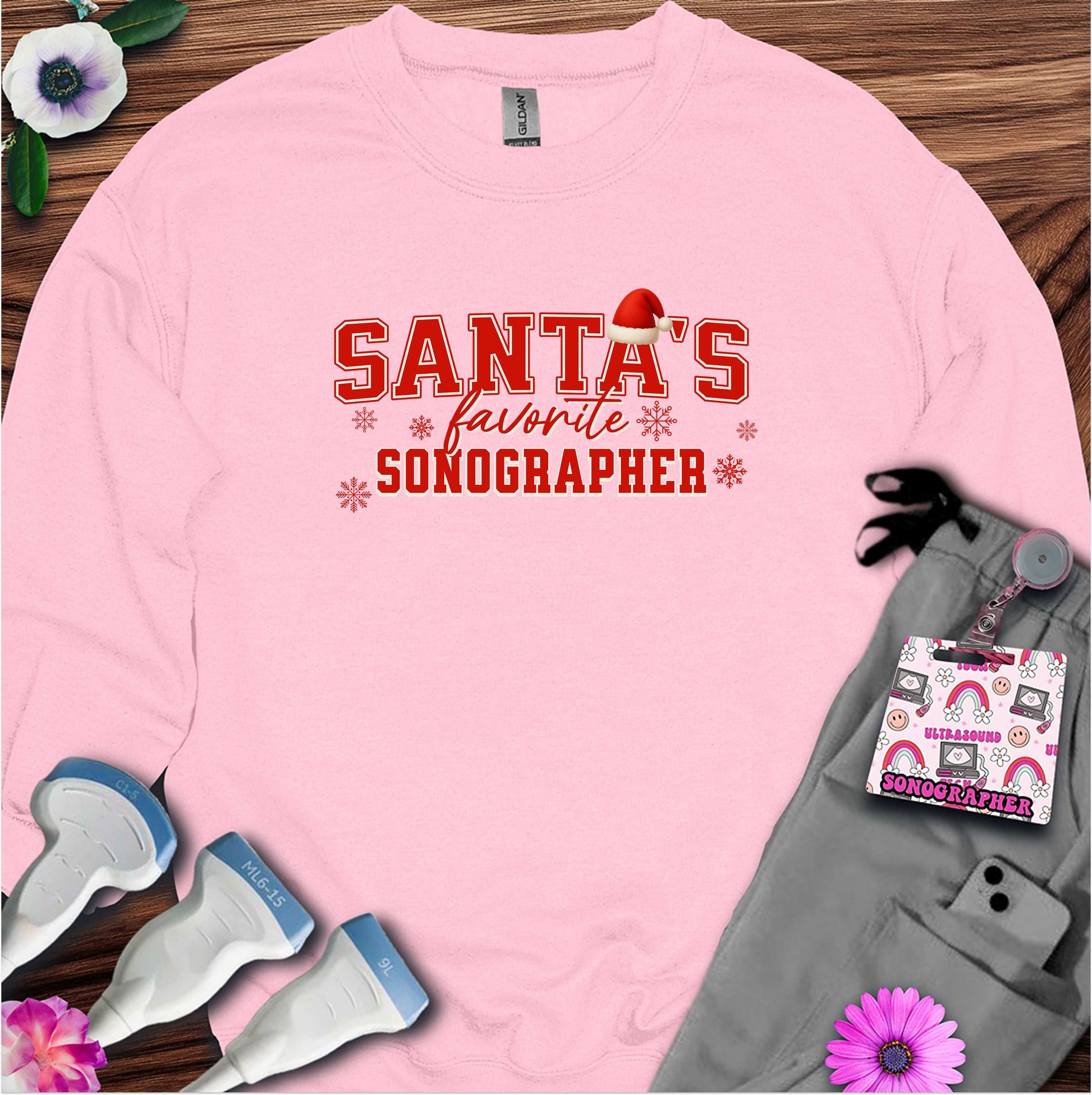 "Santa's Favorite Sonographer" Sweatshirt
