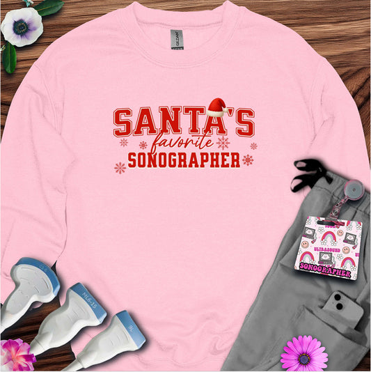 "Santa's Favorite Sonographer" Sweatshirt