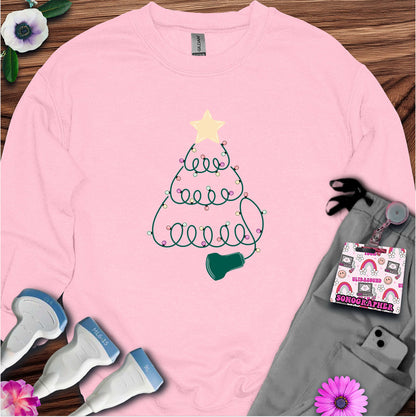 "Sonographer Christmas Tree" Sweatshirt