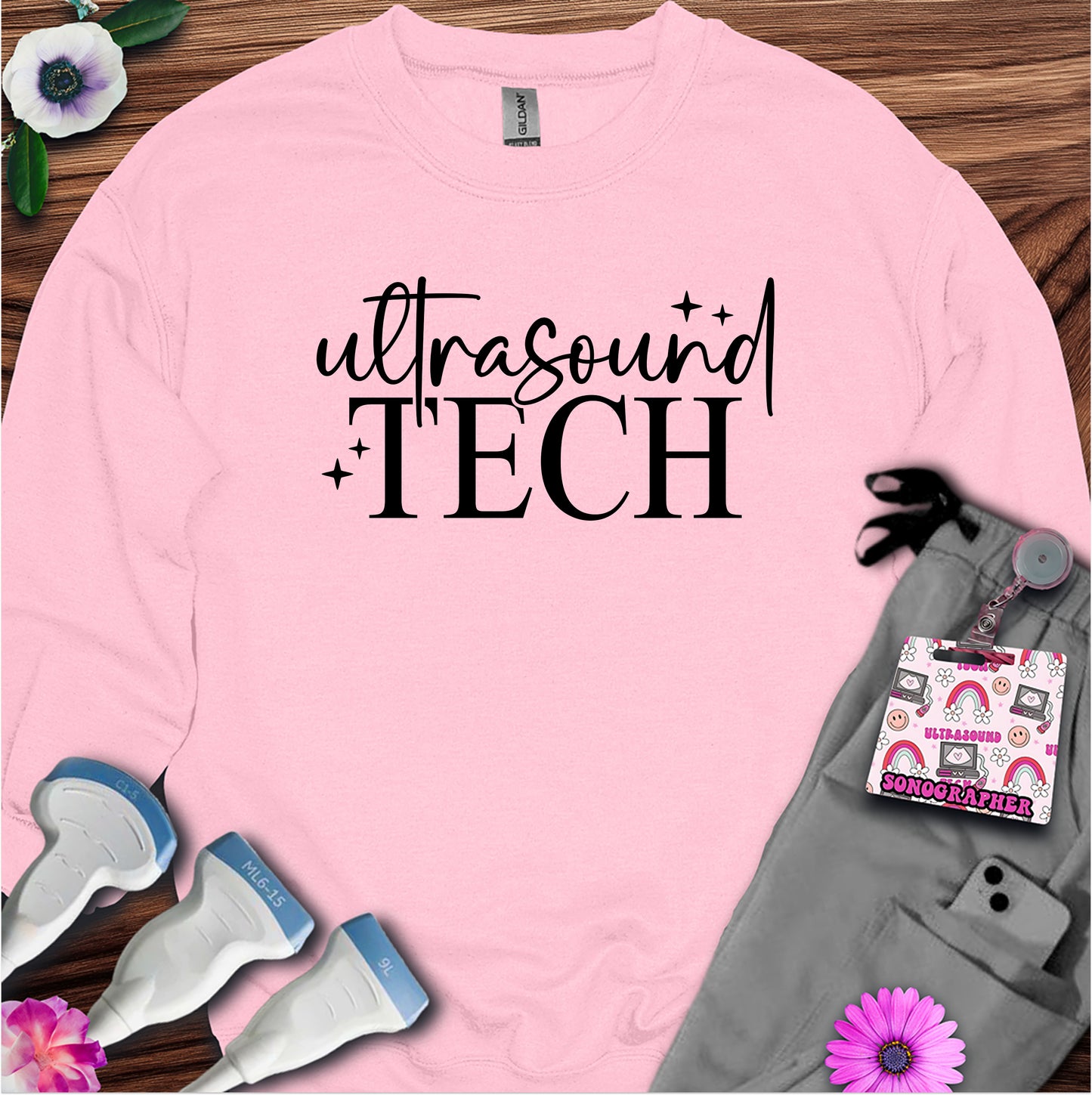 "Ultrasound Tech Sparkle" Sweatshirt