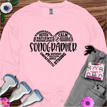 "Sonographer's Heart" Sweatshirt