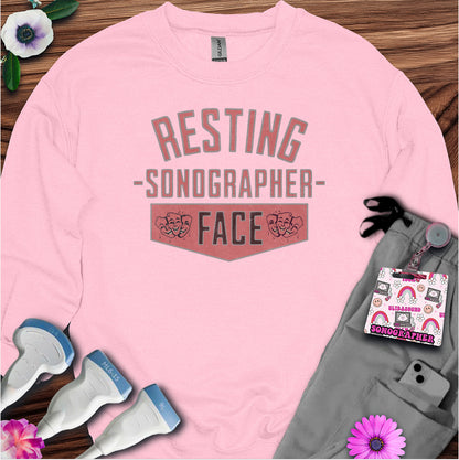 "Resting Sonographer Face" Sweatshirt