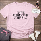 "Coffee Ultrasound Repeat ☕" T-Shirt
