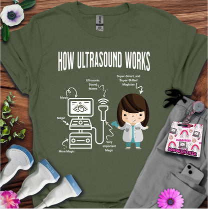 "How Ultrasound Works" T-Shirt