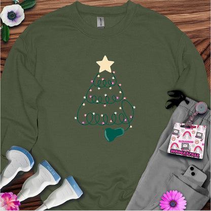 "Sonographer Christmas Tree" Sweatshirt