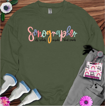 "It's what's Inside That Counts" Sweatshirt