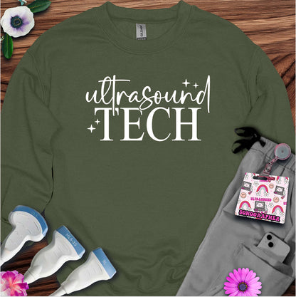 "Ultrasound Tech Sparkle" Sweatshirt