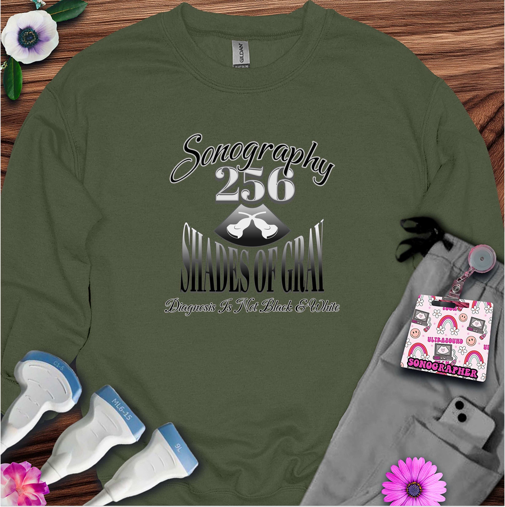 "256 Shades of Gray" Sweatshirt