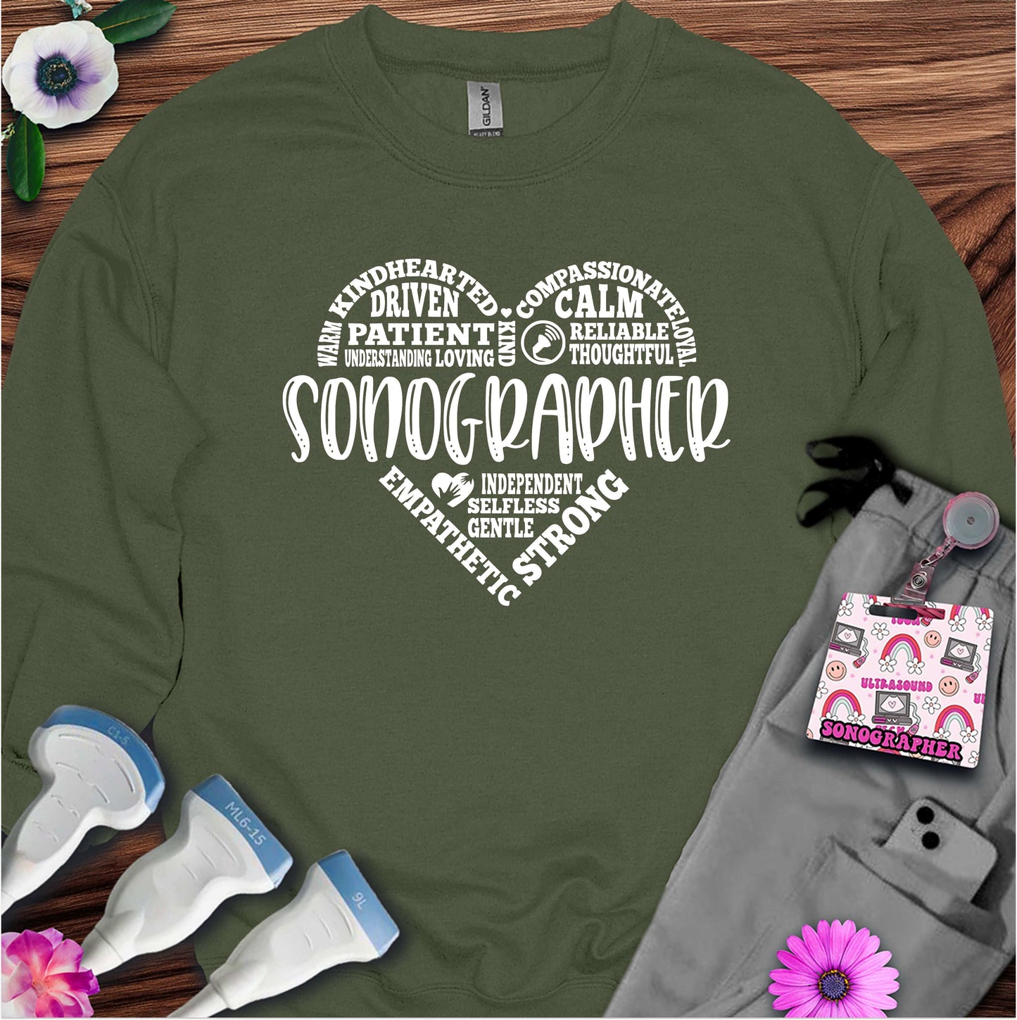 "Sonographer's Heart" Sweatshirt