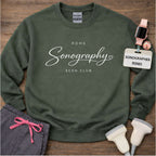 Elegant Script Scan Club Sweatshirt