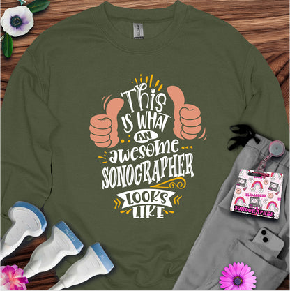 "Awesome Sonographer" Sweatshirt