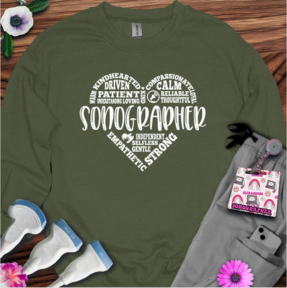 "Sonographer's Heart" Sweatshirt