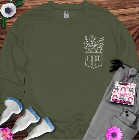 "Ultrasound Tech Pocket" Sweatshirt