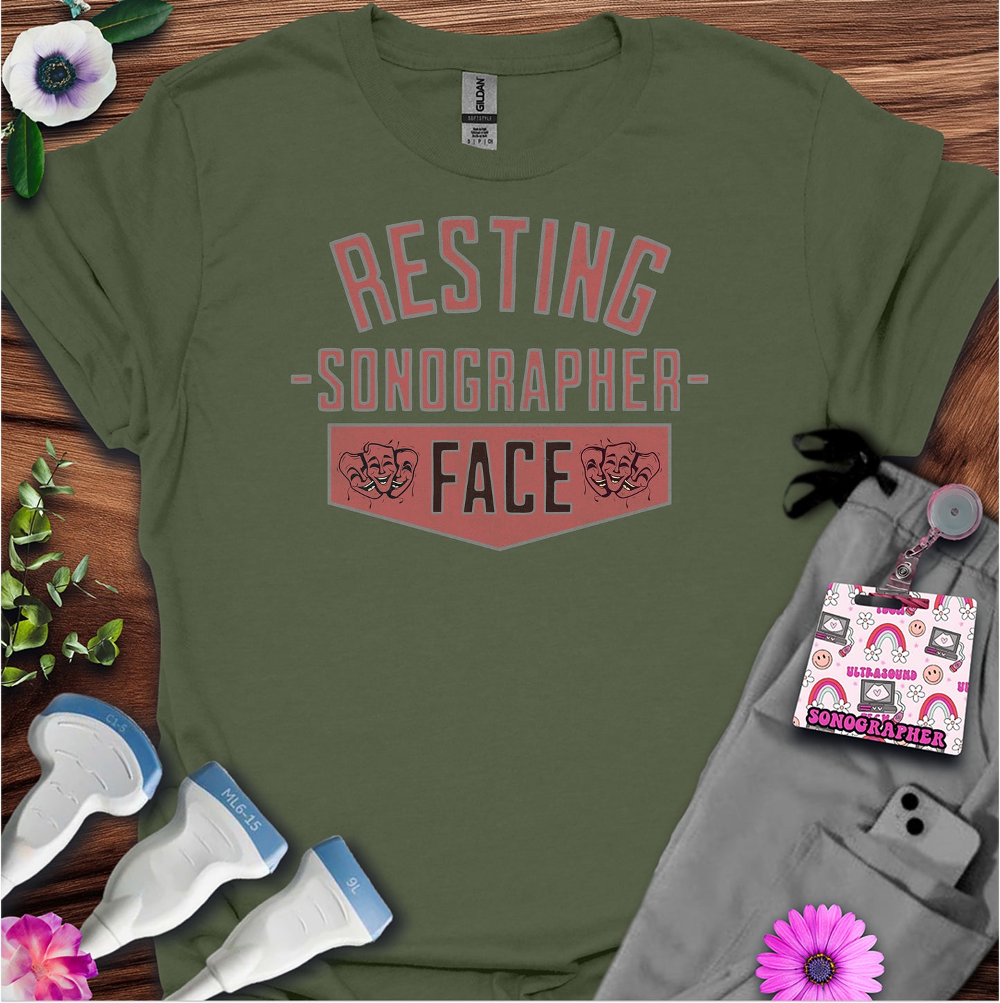 "Resting Sonographer Face" T-Shirt