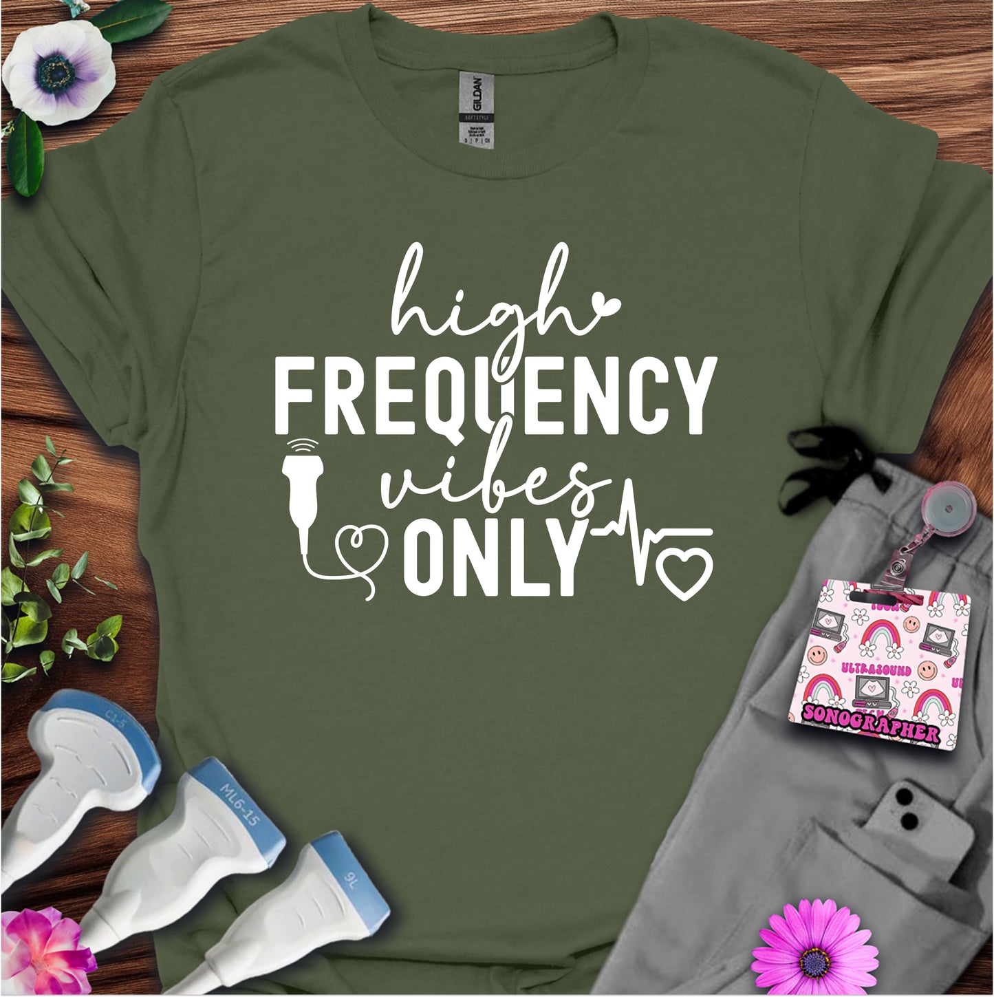 "High Frequency Vibes" T-shirt