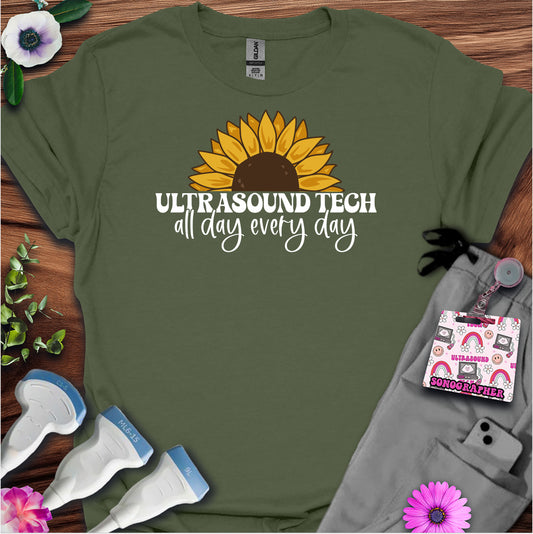 "Sunflower Ultrasound Tech" T-shirt