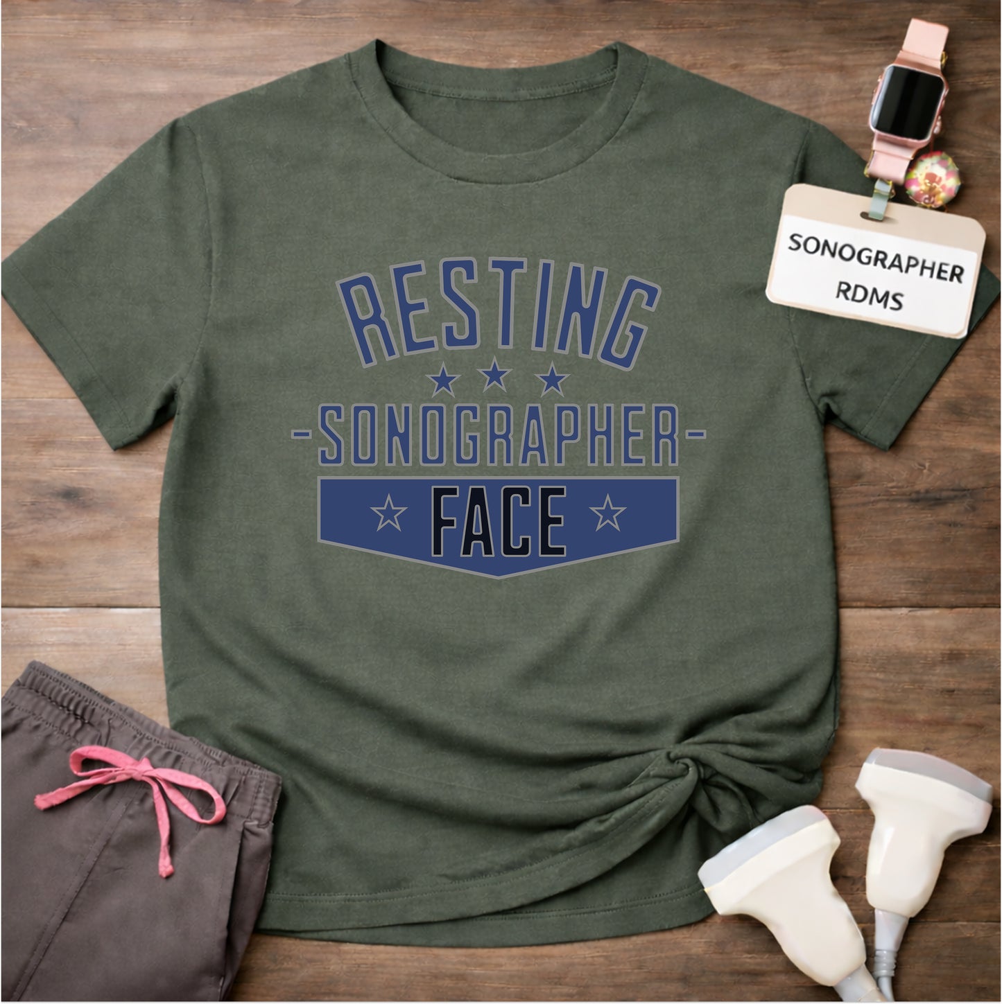 "Resting Sonographer Face" T-Shirt