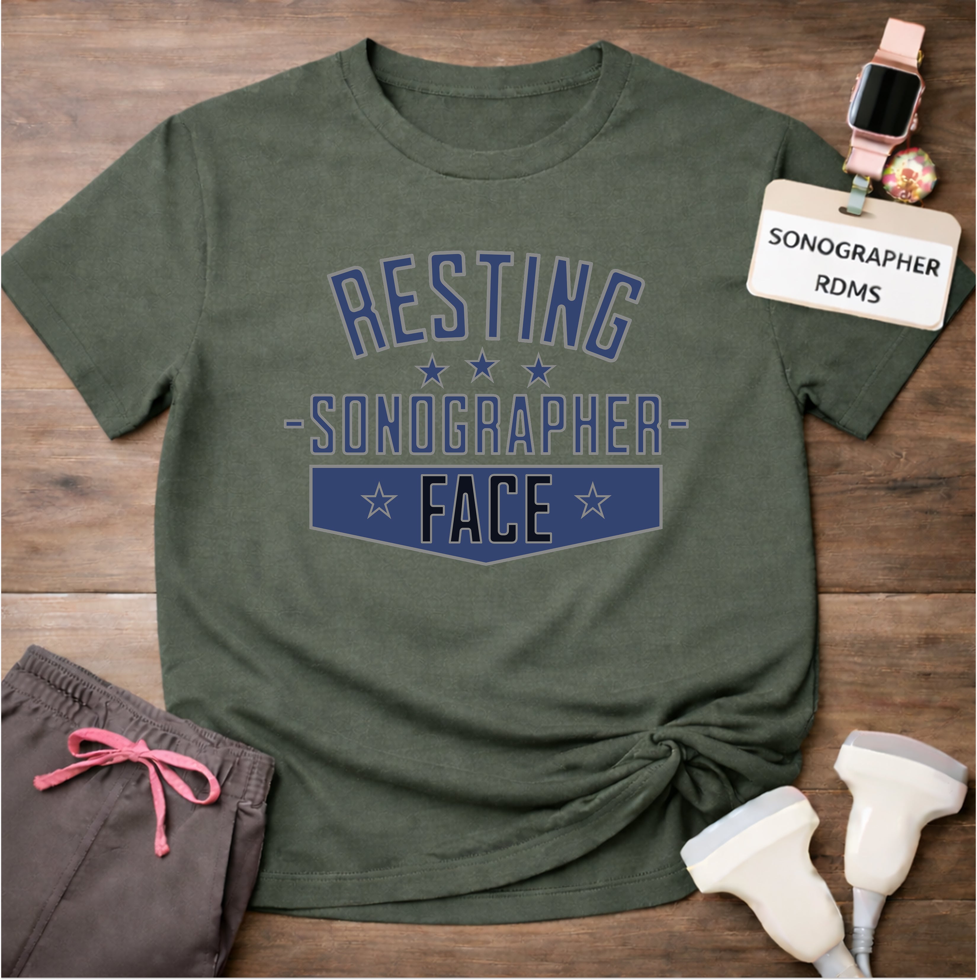 "Resting Sonographer Face" T-Shirt