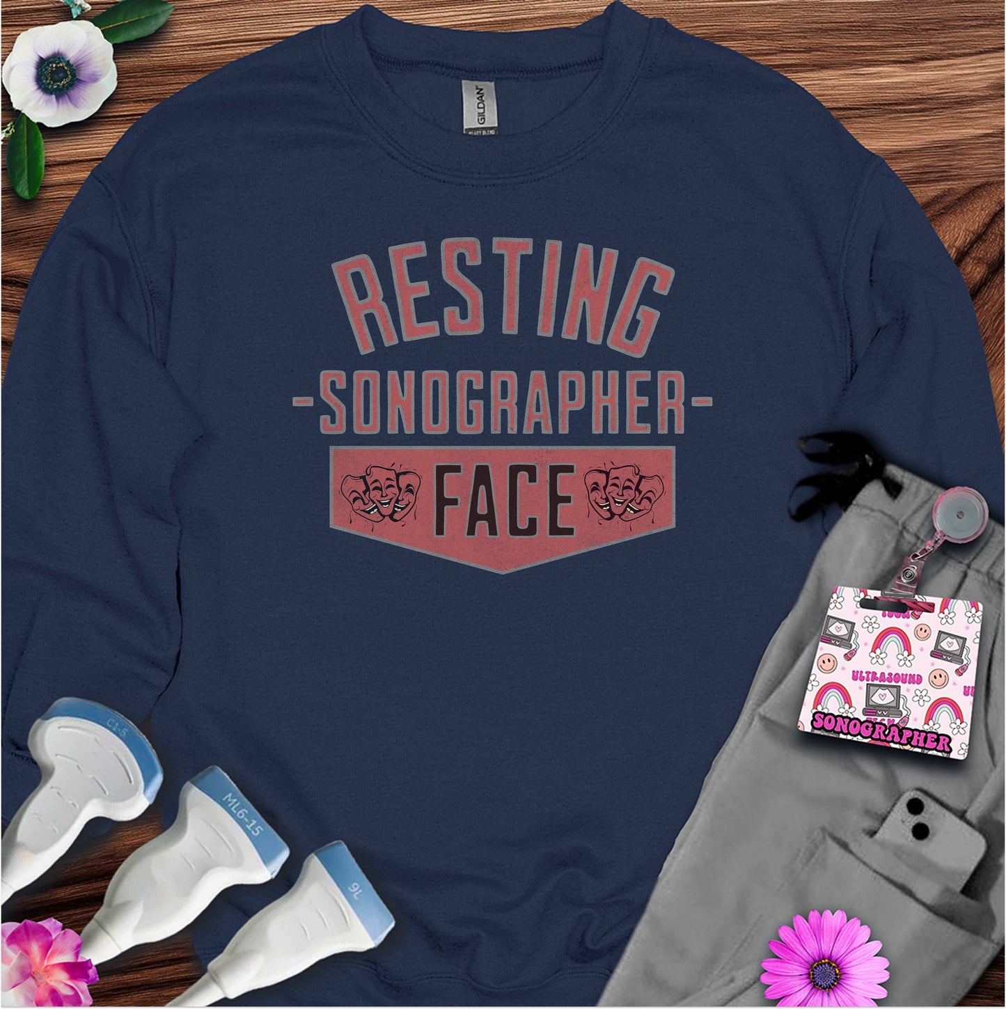 "Resting Sonographer Face" Sweatshirt