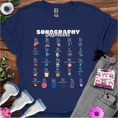 "Sonography Alphabet" T-Shirt