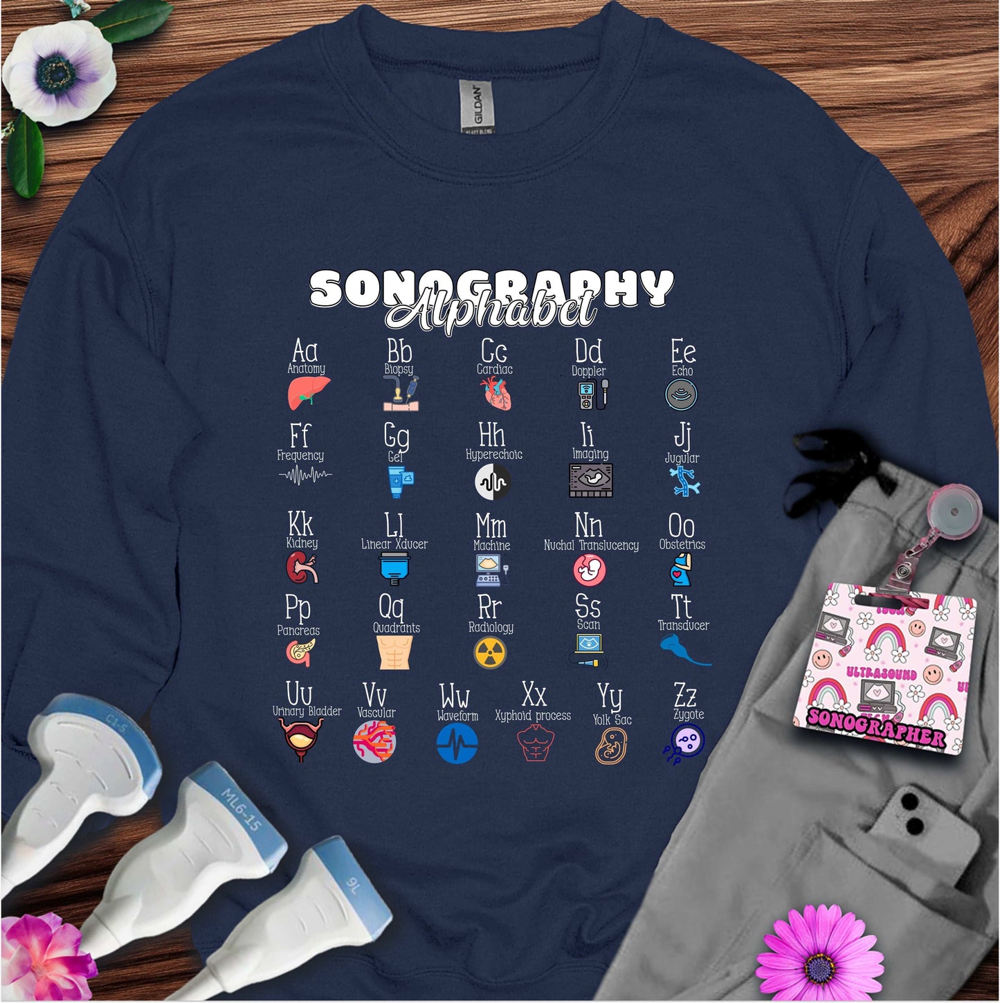 "Sonography Alphabet" Sweatshirt