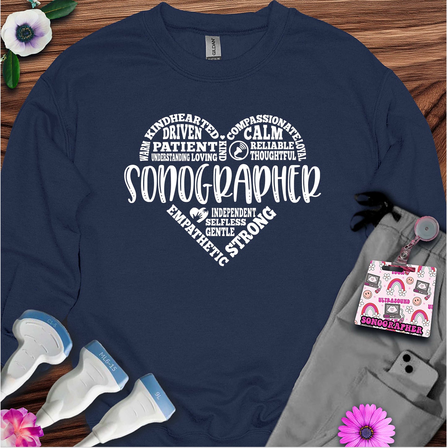 "Sonographer's Heart" Sweatshirt