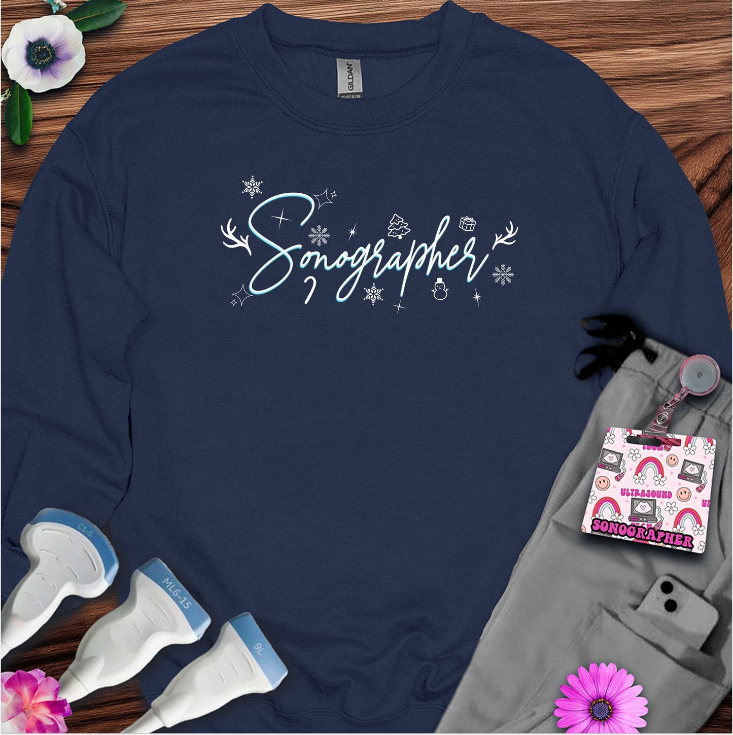 "Holiday Sonographer" Sweatshirt