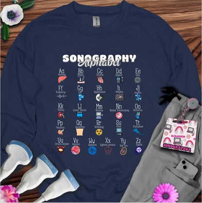 "Sonography Alphabet" Sweatshirt