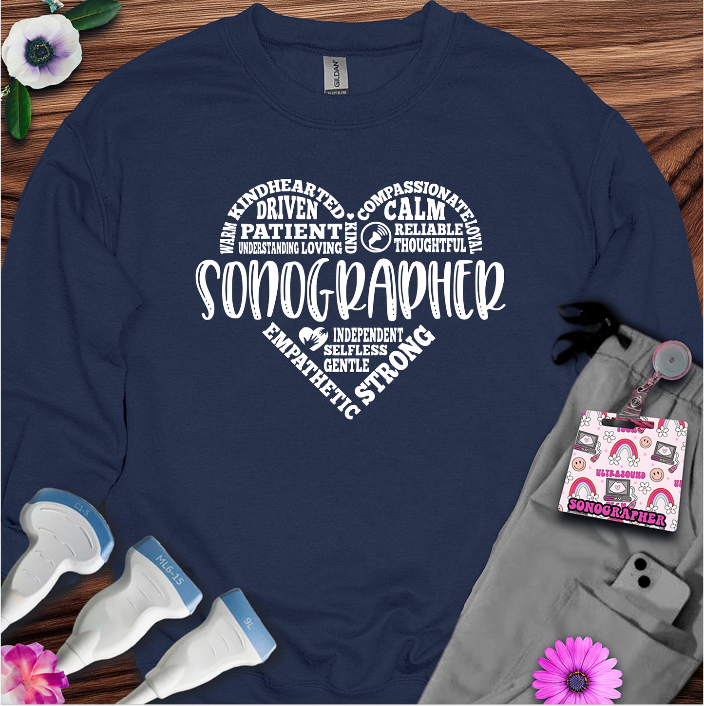 "Sonographer's Heart" Sweatshirt