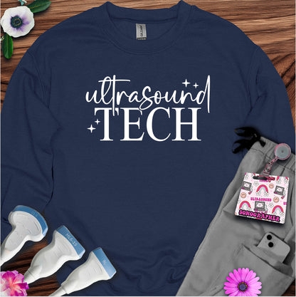 "Ultrasound Tech Sparkle" Sweatshirt
