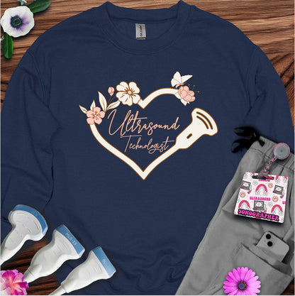 "Butterfly Ultrasound Technologist" Sweatshirt