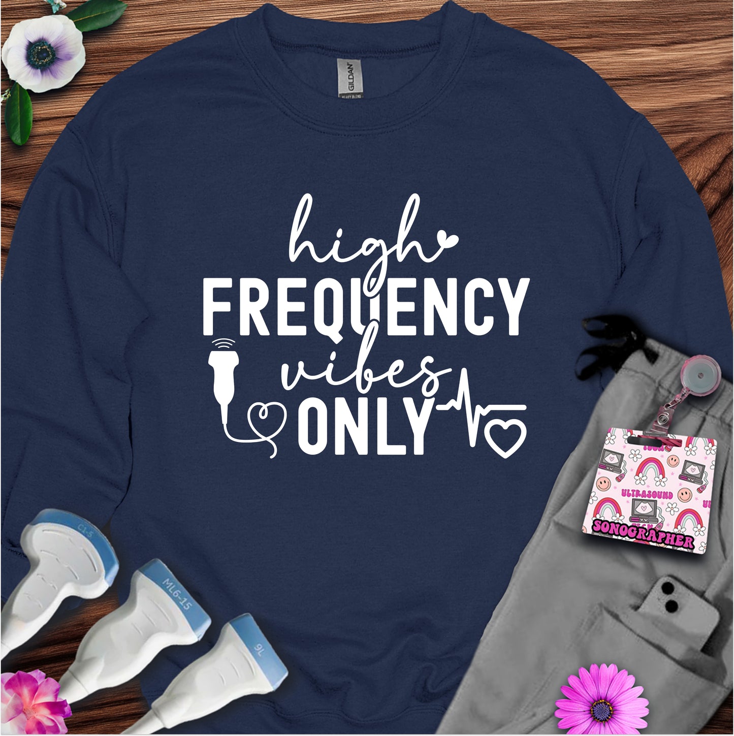 "High frequency Vibes" Sweatshirt