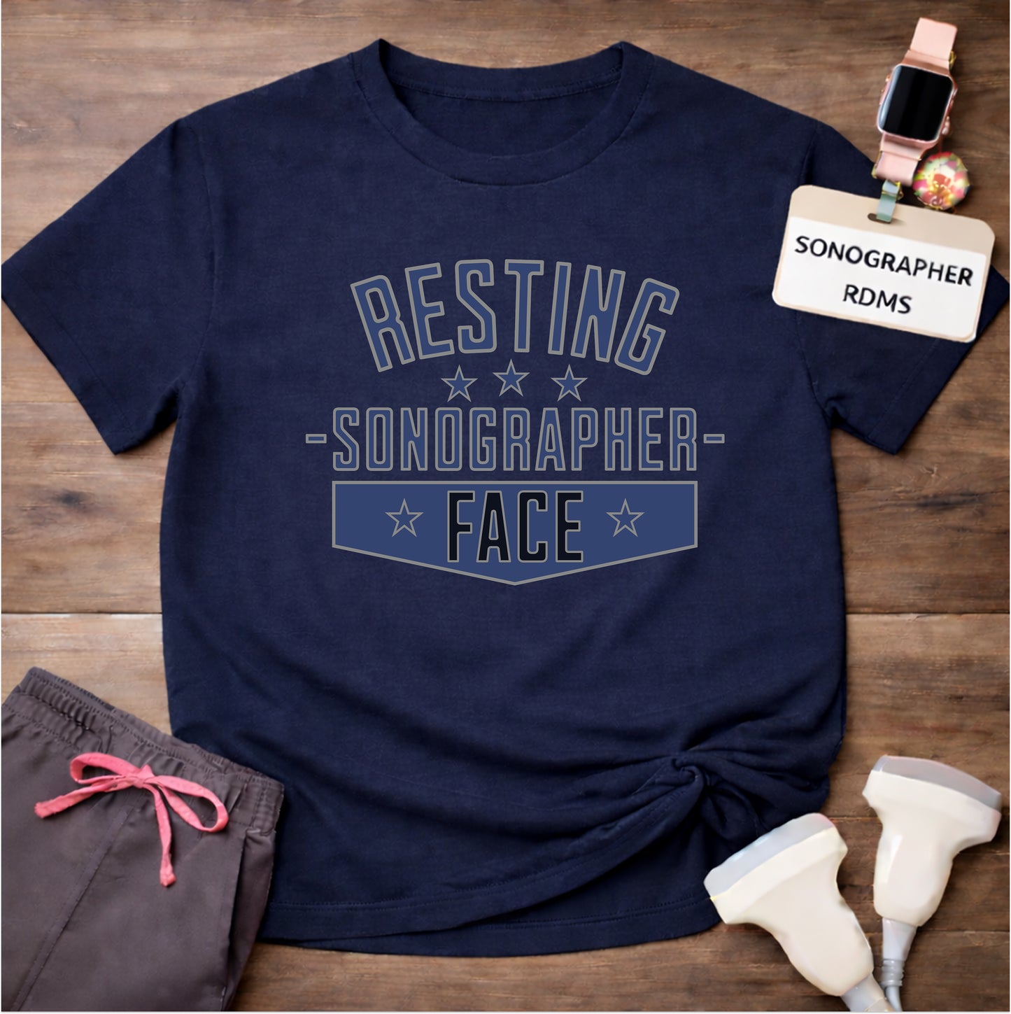 "Resting Sonographer Face" T-Shirt